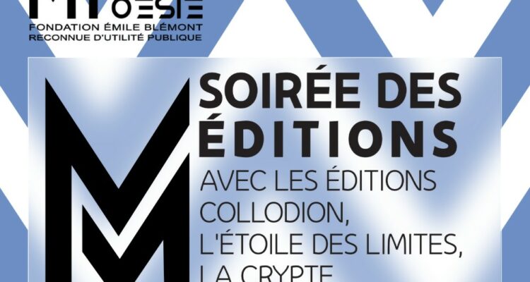 4 décembre, 17h30, Maison de poésie Paris 9e